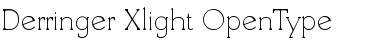 Derringer-Xlight Regular Font