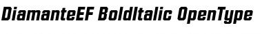 DiamanteEF BoldItalic Font