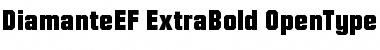 DiamanteEF ExtraBold Font