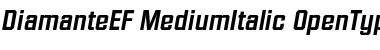 DiamanteEF MediumItalic Font