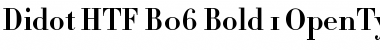 Didot HTF-B06-Bold Font