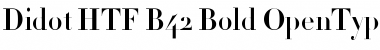Didot HTF-B42-Bold Font