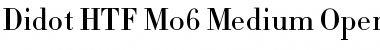 Didot HTF-M06-Medium Font