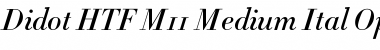 Didot HTF-M11-Medium-Ital Font