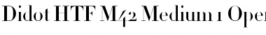 Didot HTF-M42-Medium Font