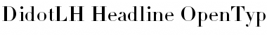 Linotype Didot Headline Font