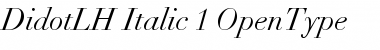 Linotype Didot Italic