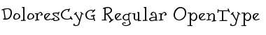 DoloresCyG Regular Font