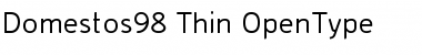 Domestos98 Thin Font