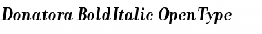 Donatora BoldItalic Font