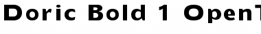 Doric Bold Font