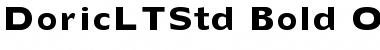 Doric LT Std Bold Font