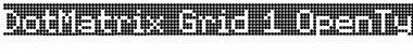 DotMatrix Grid Font