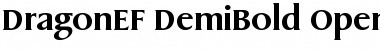 DragonEF DemiBold Font