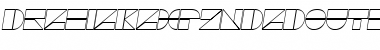 Drebiek Expanded Outline Italic