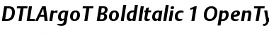 DTL Argo T Bold Italic