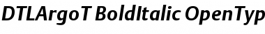 DTLArgoT BoldItalic Font