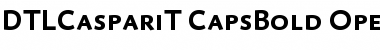 DTL Caspari T Caps Bold Font