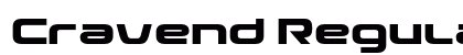 Cravend Regular Font Cravend Regular Font Preview