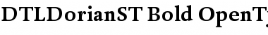 DTL Dorian ST Bold Font