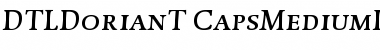 DTL Dorian T Caps Medium Italic
