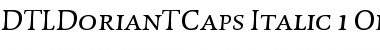 DTL Dorian T Caps Italic