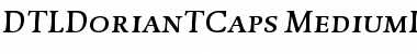 DTLDorianTCaps MediumItalic Font