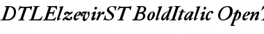 DTL Elzevir ST Bold Italic