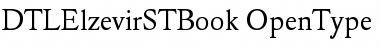 DTLElzevirSTBook Regular Font