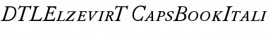 DTL Elzevir T Caps Book Italic