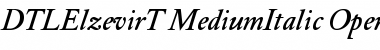 DTL Elzevir T Medium Italic