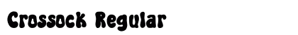 Crossock Regular Font Crossock Regular Font Preview