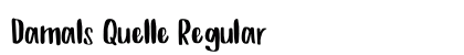 Damals Quelle Regular (OpenType) Font Preview Damals Quelle Regular (OpenType) Font Preview