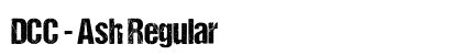DCC - Ash Regular (OpenType) Font Preview DCC - Ash Regular (OpenType) Font Preview
