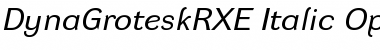 Download DynaGrotesk RXE Font