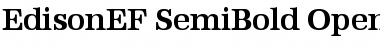 Download EdisonEF-SemiBold Font