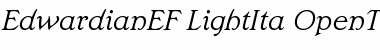 EdwardianEF LightIta Font