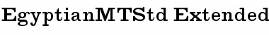 Egyptian MT Std Extended Font