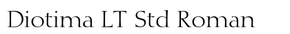 Diotima LT Std Roman Font Diotima LT Std Roman Font Preview