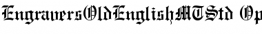 Download Engravers Old English MT Std Font