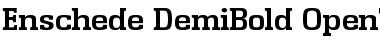 Enschede-DemiBold Regular Font