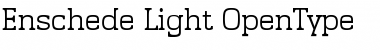 Enschede-Light Regular Font