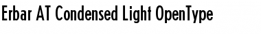 Download Erbar AT Condensed Light Font