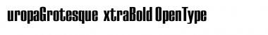 Download EuropaGrotesqueExtraBold Font