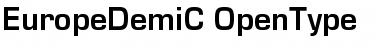 EuropeDemiC Font