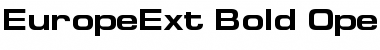 EuropeExt Bold Font