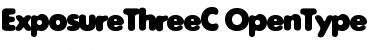 ExposureThreeC Regular Font