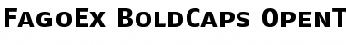 FagoEx BoldCaps Font