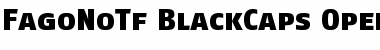 FagoNoTf BlackCaps Font