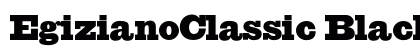 EgizianoClassic BlackTextOL (OpenType) Font Preview EgizianoClassic BlackTextOL (OpenType) Font Preview